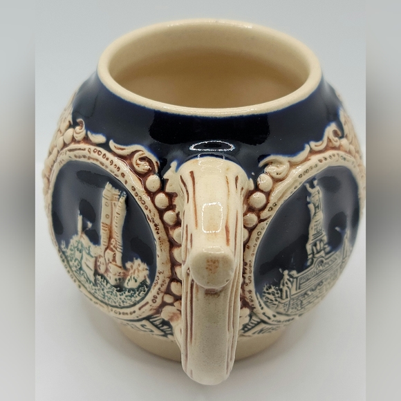 German Other - Vintage Gerz West German Castle Stein Small Mug Cup